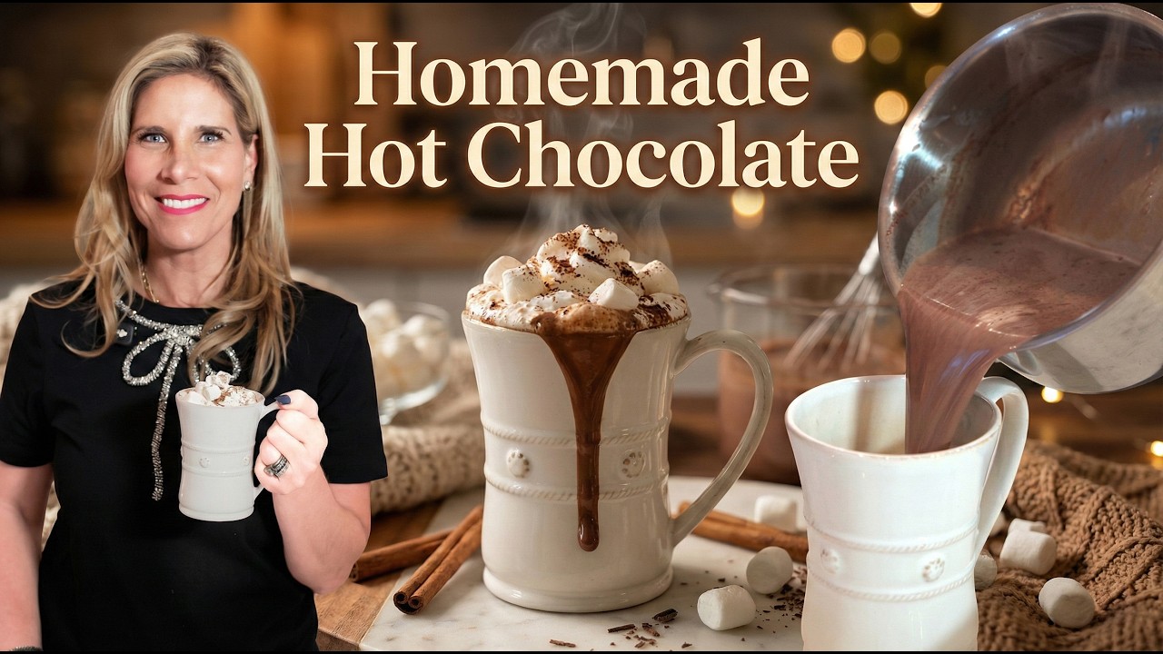 home made hot chochlolateHomemade Hot Chocolate Recipe ☕ | Rich, Creamy & Cozy Winter Drink