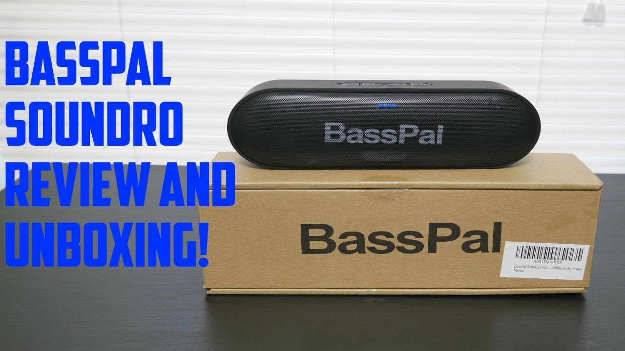 2018 BassPal SoundRo Bluetooth Speaker! Unboxing and Review!