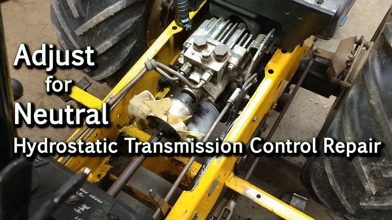 Adjust for Neutral – Hydrostatic Transmission Control Repair