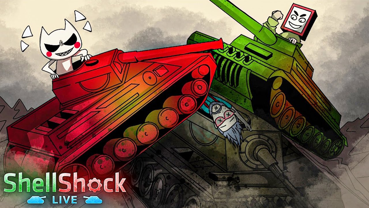 У КАЖДОГО ЕСТЬ СВОЯ ЦЕЛЬ! ЭПИЧНАЯ БИТВА ТАНКОВ В SHELLSHOCK