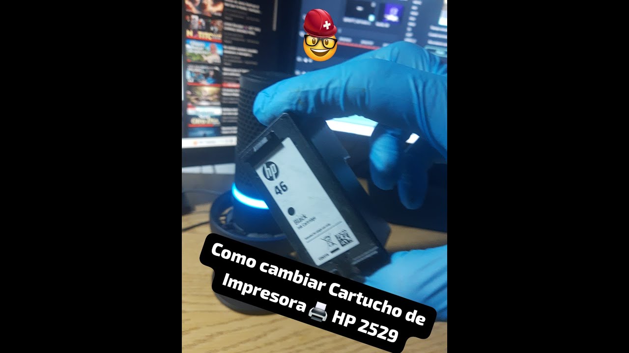 Como cambiar  un cartucho de Impresora HP 2529 😎🖥🤯👌🔌🚨#cartucho  #cartuchos  #impresora #hp