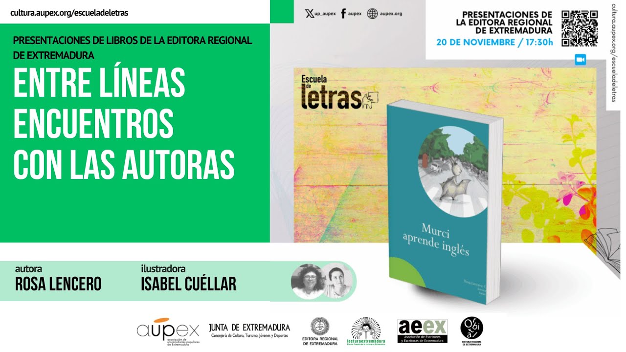 EDL - Presentaciones de libros de la Editora Regional. Rosa Lencero e Isabel Cuéllar
