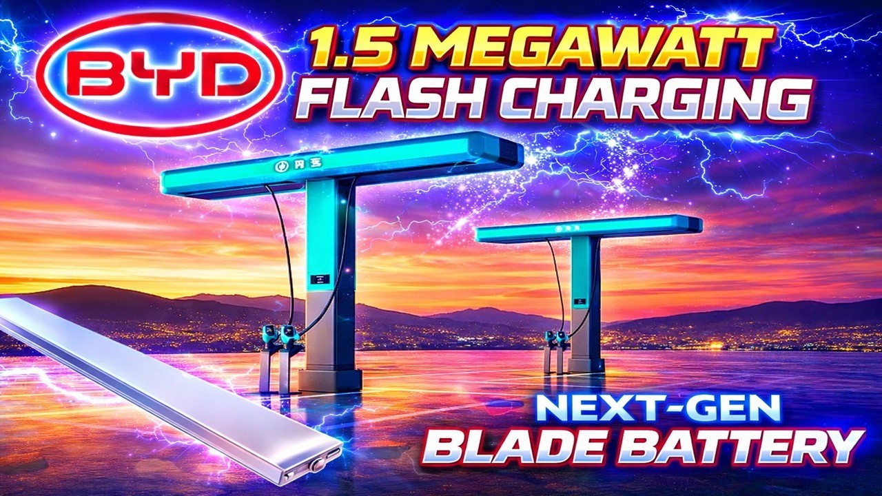 BYD's Flash Charging Network + Blade 2 Batteries