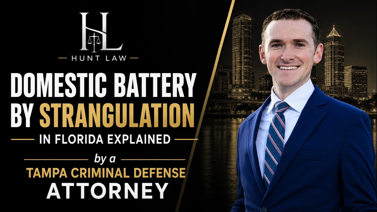 Domestic Battery by Strangulation in Florida Explained by a Tampa Criminal Defense Attorney