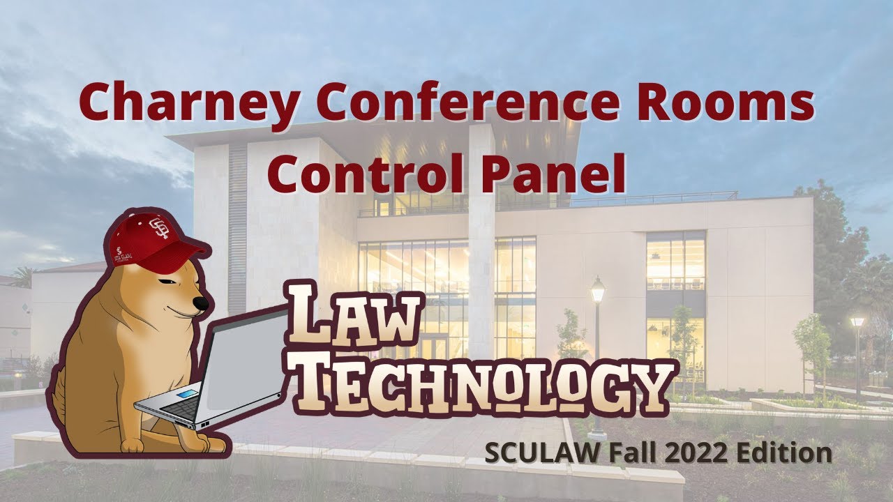 Charney Conference Rooms - The Control Panel