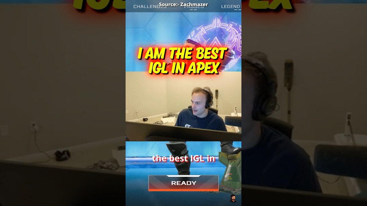 Зак заявляет, что он ЛУЧШИЙ IGL в Apex Legends. #shorts #apexlegends #algs