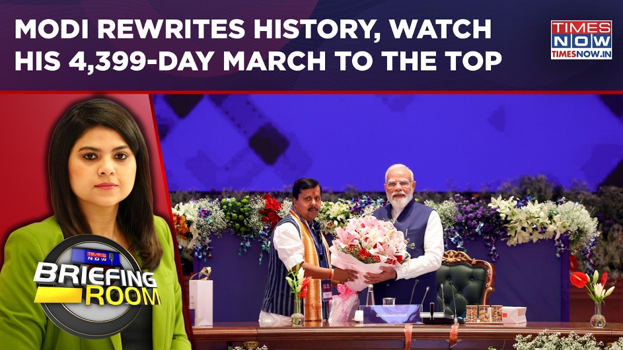 Modi Rewrites History, Becomes India's Longest-Serving Elected Prime Minister | BRIEFING ROOM