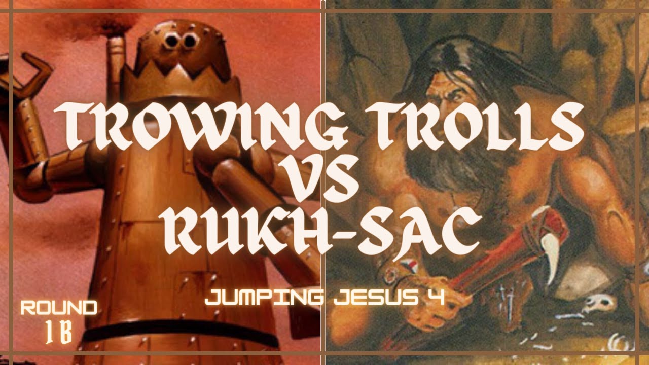Mtg Old School: Trowing Trols VS Rukh-Sac ( Jumping Jesus Round 1 B )