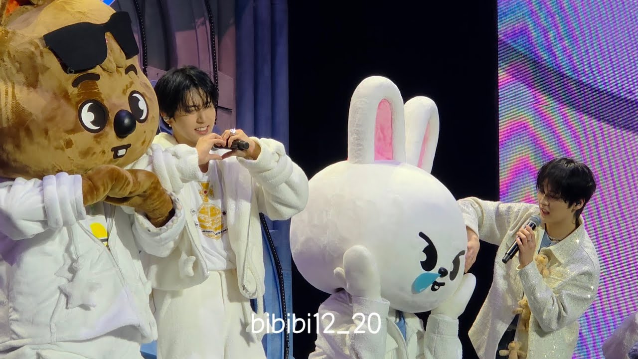 250215 스트레이키즈 팬미팅 2일차 엔딩요정미션 보따람지 리노 한 - 혜성