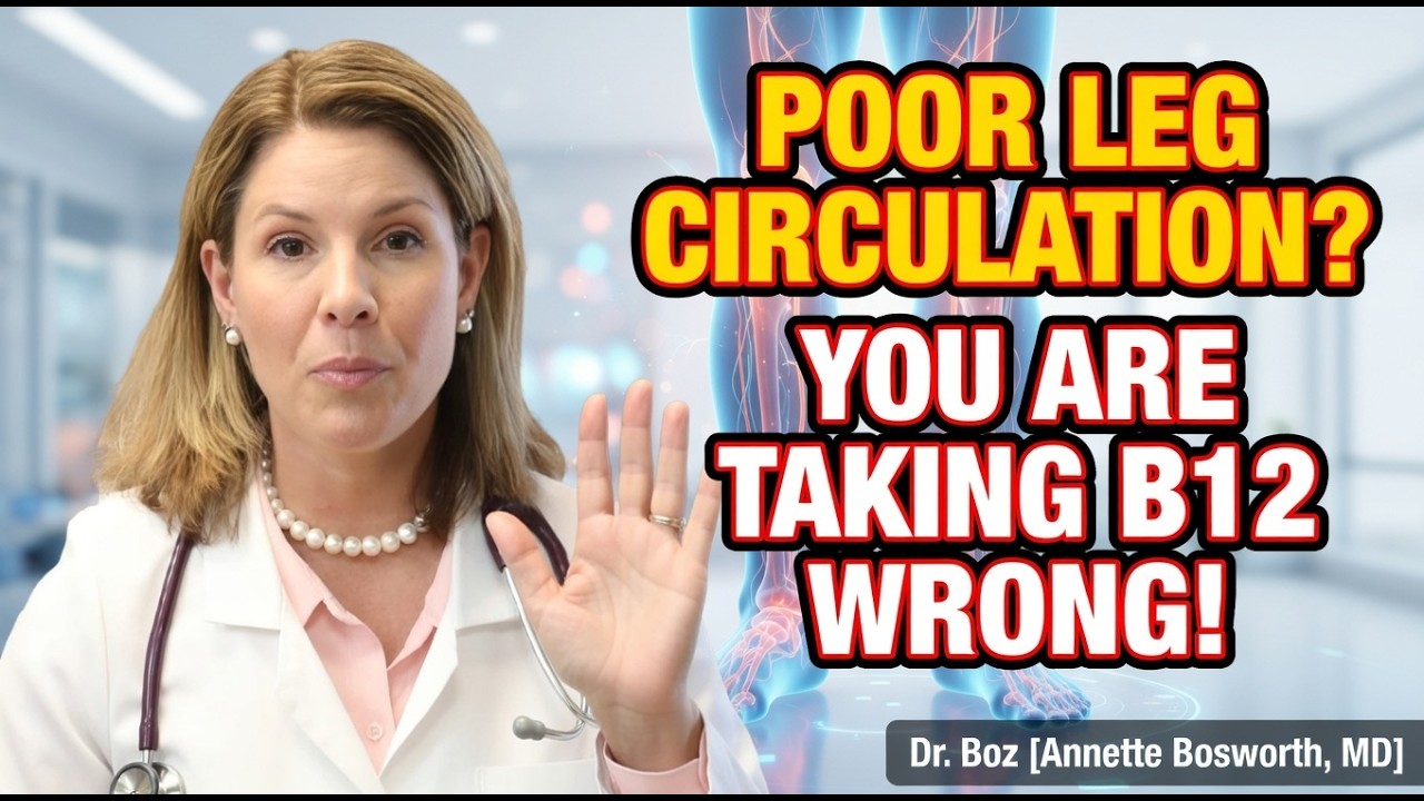 SENIORS You’re Taking Vitamin B12 the WRONG Way Doctor Reveals |  Dr. Boz (Annette Bosworth, MD)