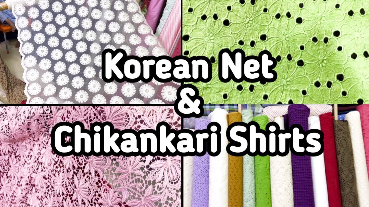 Korean Net | Chikankari Suit | Saddar Bazar Peshawar | @Waqas_Vlogs786 