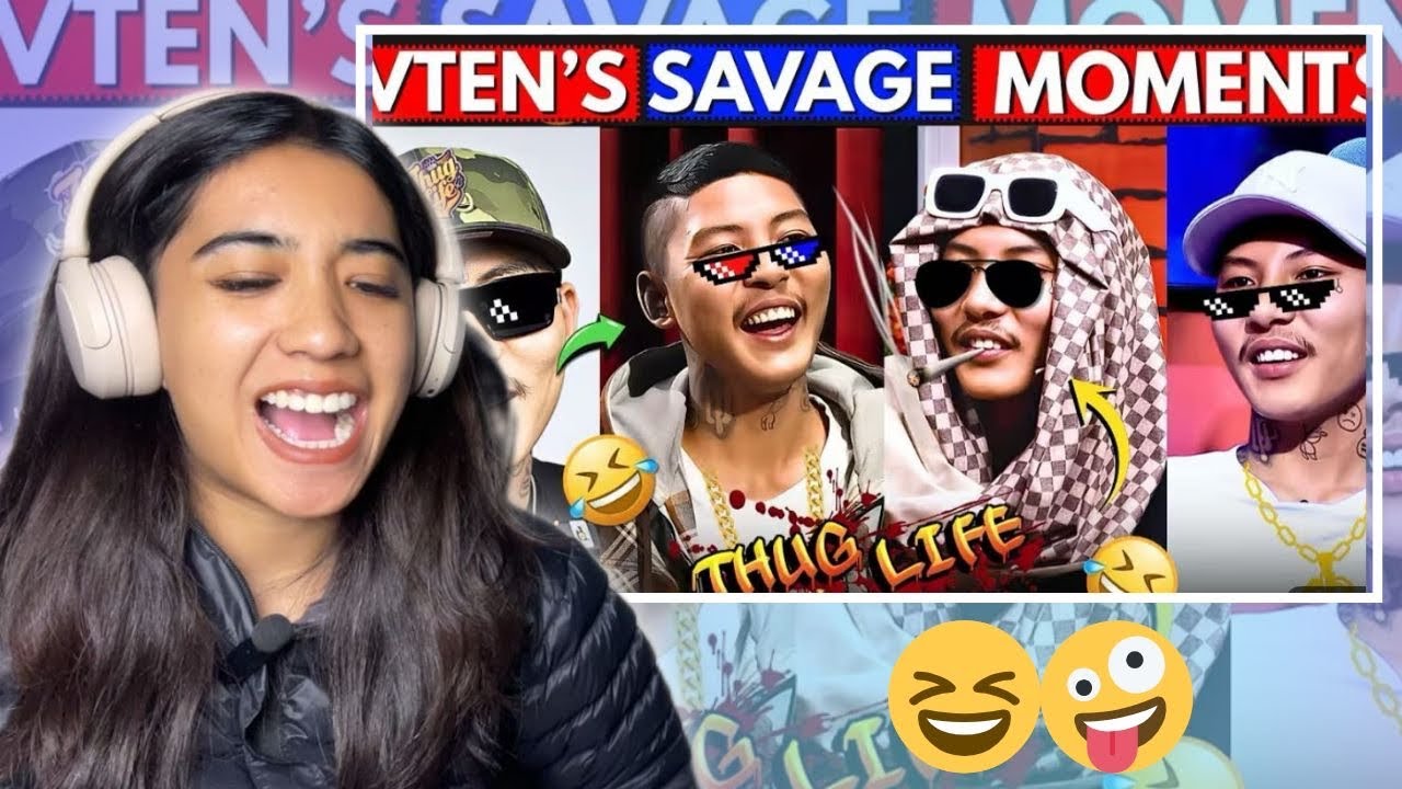 Vten Savage Moments 🔥😃 | @parbatbasnet457  | Reaction Video #149