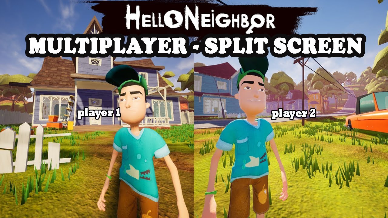 Hello Neighbor Multiplayer Split Screen(Coop) - Hello Neighbor Indonesia ACT 1