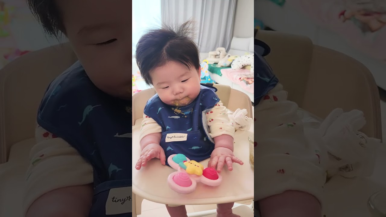 D+199 이유식25일차 양배추를 먹었어요