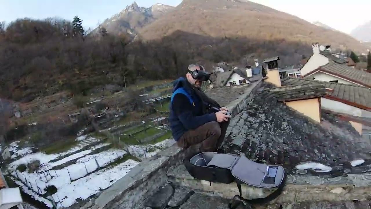 DJI FPV dietro casa