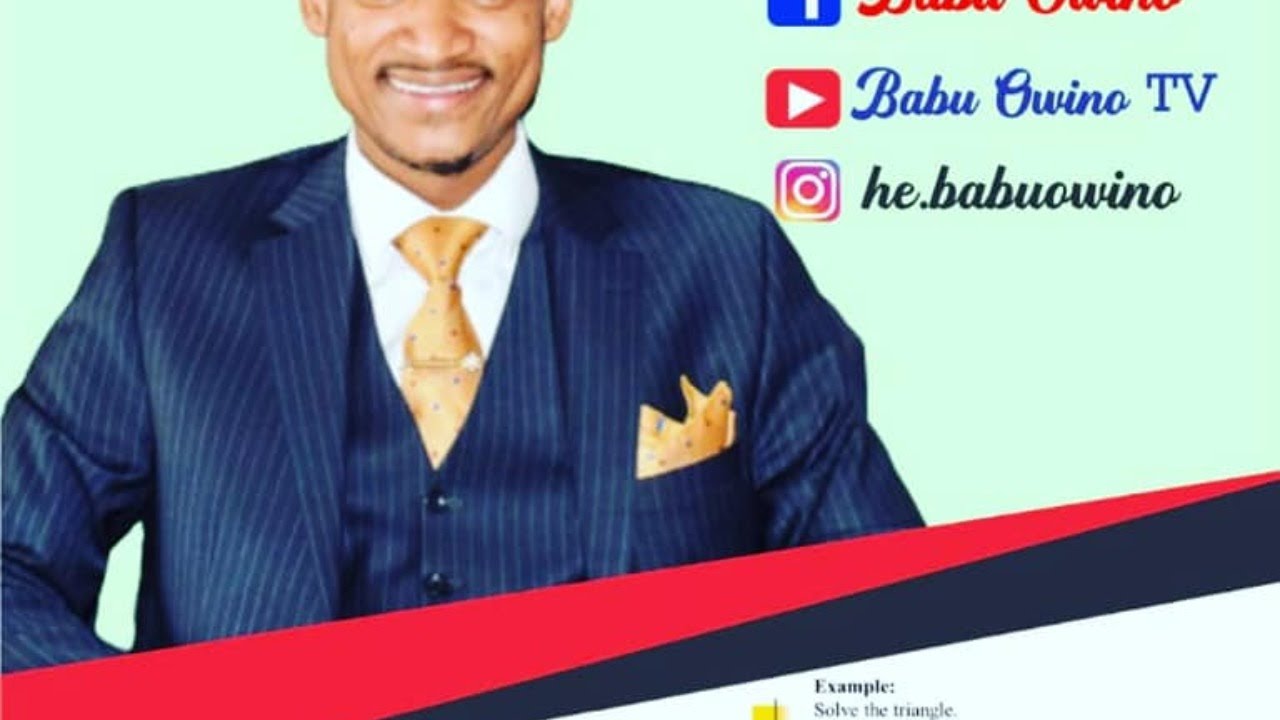 Prof Babu Owino KCSE Mathematics Revision - Vectors