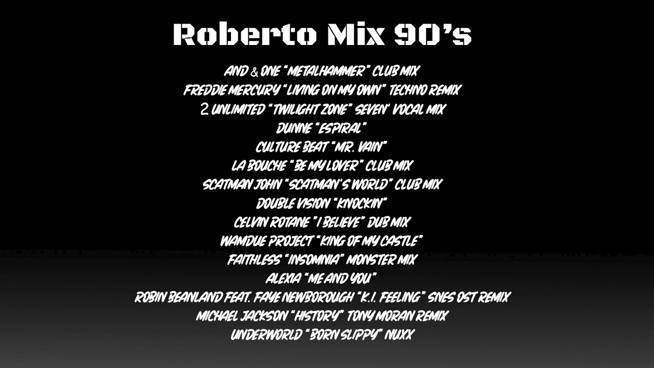 ROBERTO MIX 90's