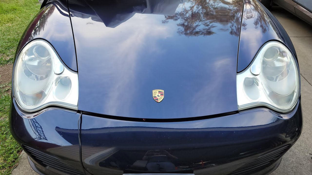Porsche Plastic Headlight Restoration Polish + Removal/Install 996