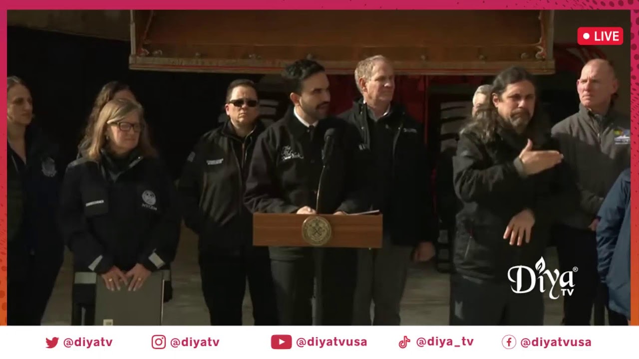 NYC Mayor Mamdani Holds a Press Conference to Provide Weather Updates