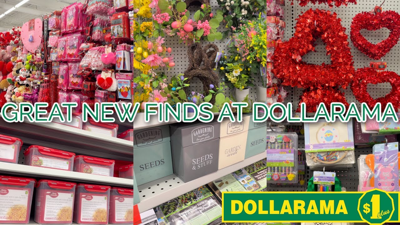 GREAT NEW FINDS AT DOLLARAMA ❤️🐰 💐