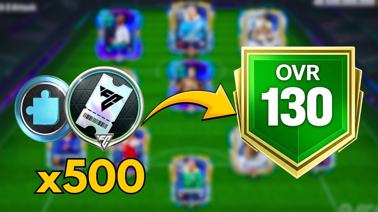 How Much OVR Can You Reach With 500 TOTS Draft On New Account In 30 Days? #fcmobile 