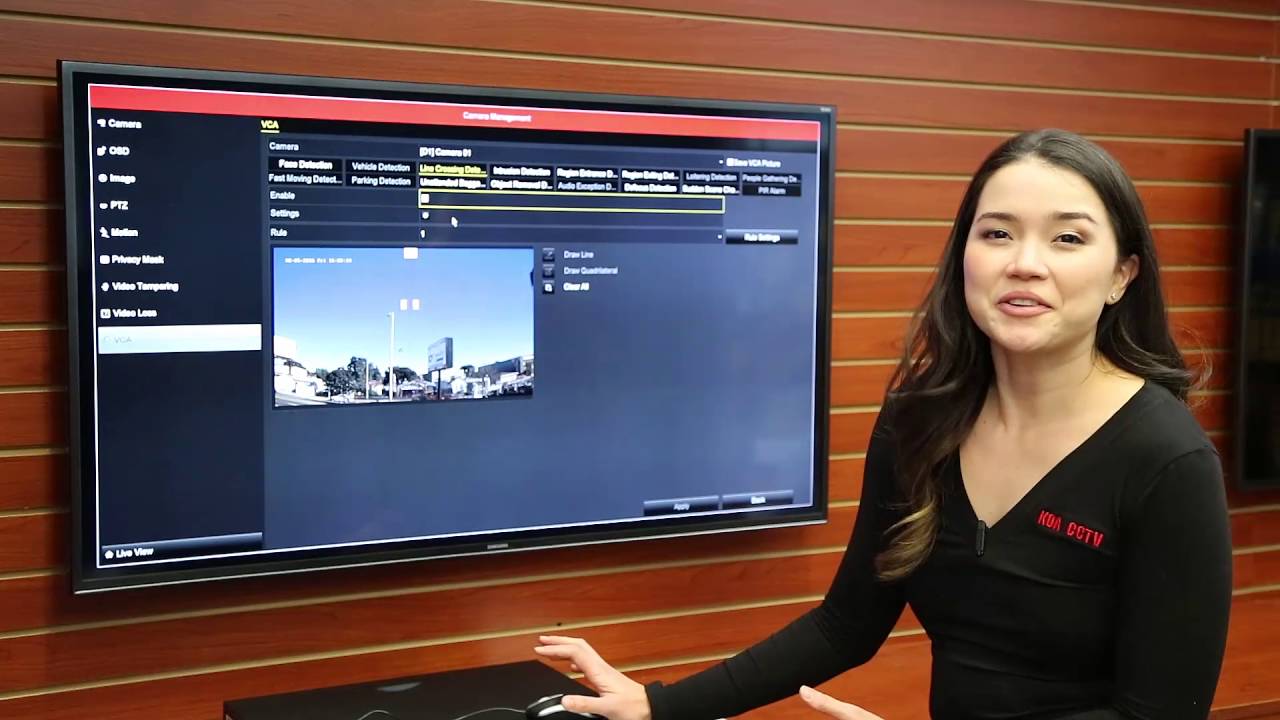 How to Set up Line Crossing Hikvision