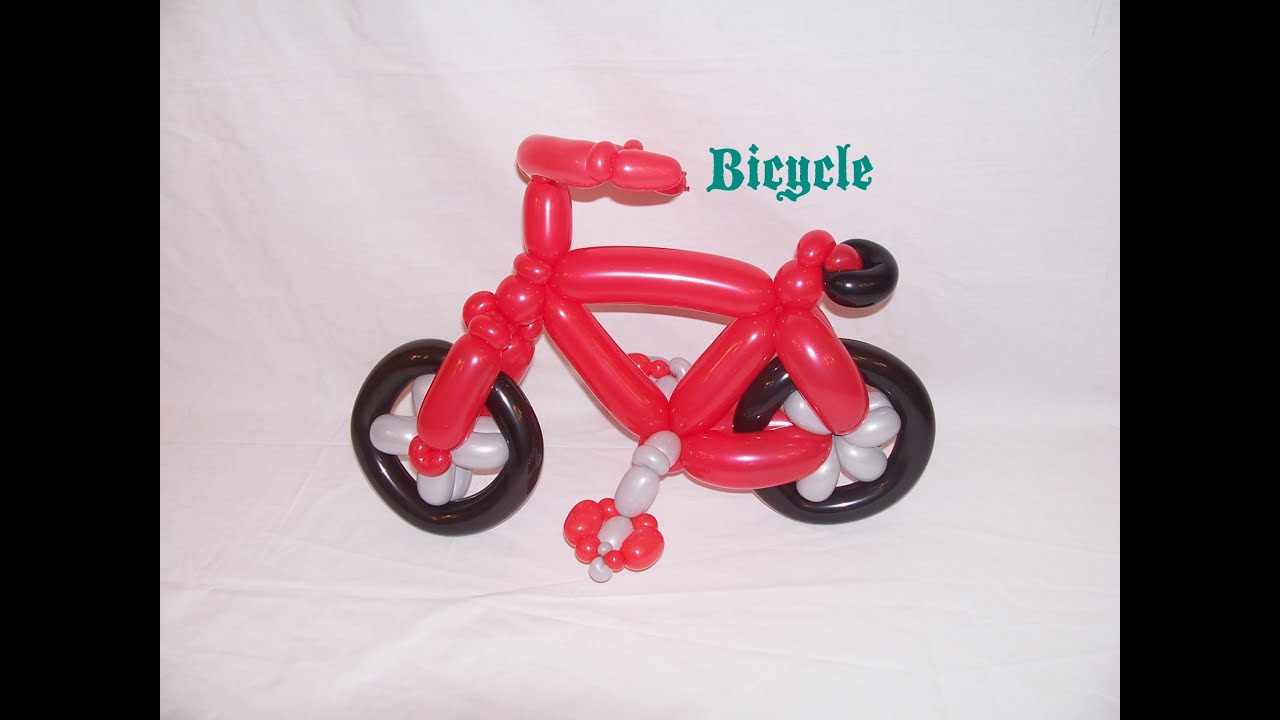 Learn to make a Balloon Bicycle by Stretch the Balloon Dude