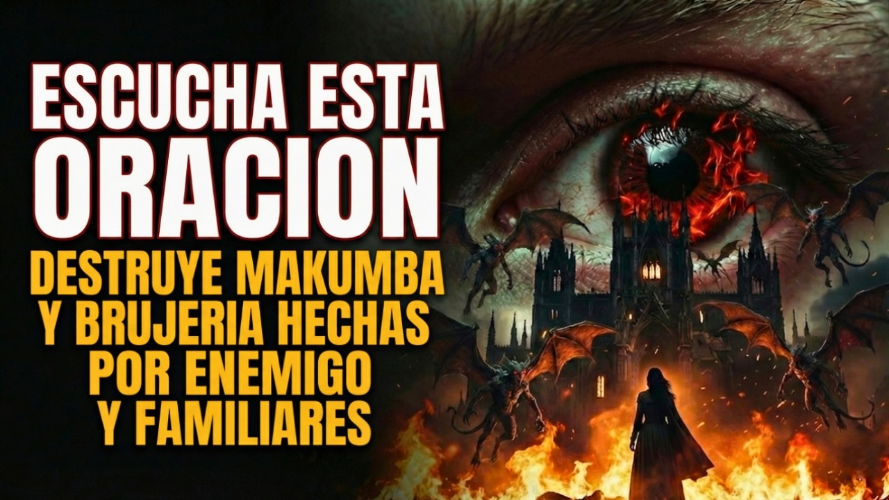 Salmo 94:Despues de esta Oración toda MAKUMBA, BRUJERIA y ENVIDIA es DESTRUIDA y DEVUELTA x7🔥