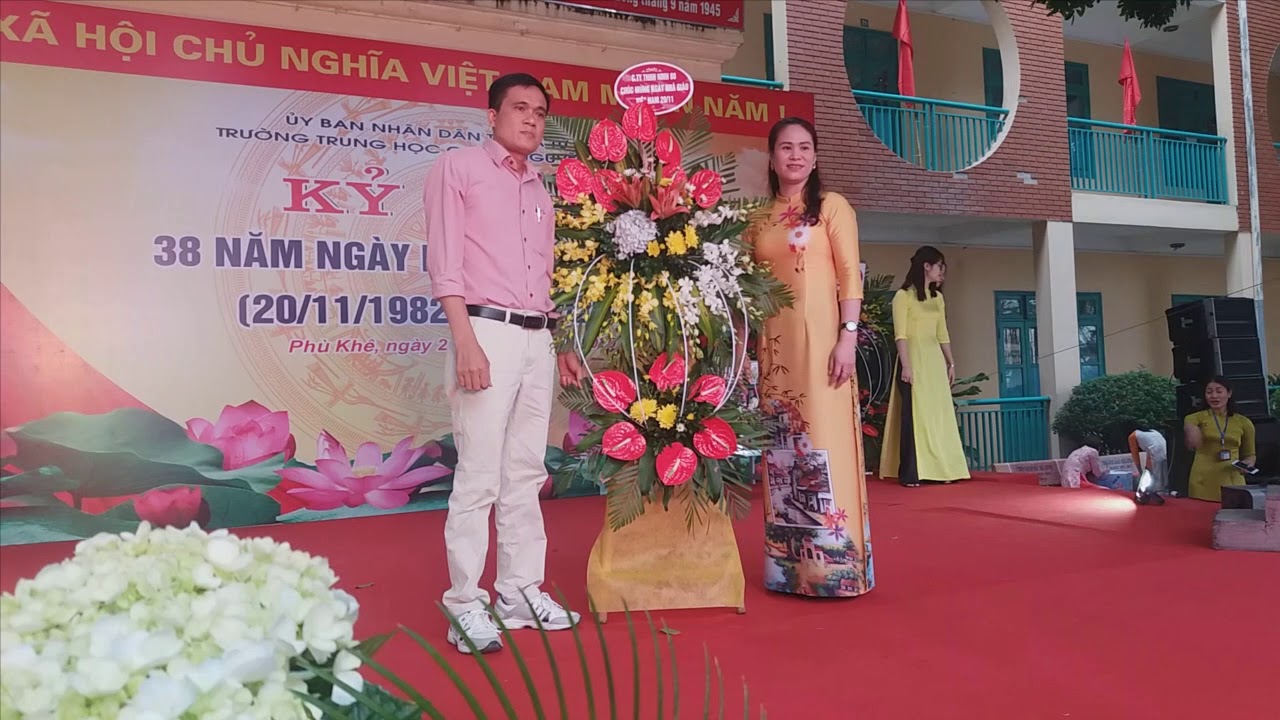 Trường THCS Nguyễn Văn Cừ -Từ Sơn _BN kỷ niêm 38 năm Ngày Nhà Giáo Việt Nam