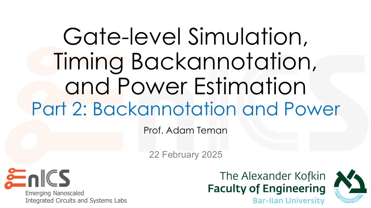 RTL2GDS Demo Part 3.2: Gate-level Simulation
