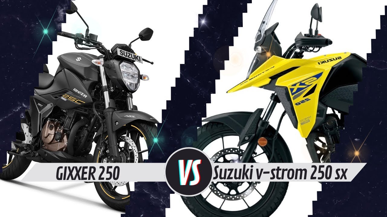 V-Strom 250 SX vs Gixxer 250 ¿MISMA moto con distinta cara?🔥🐦‍🔥