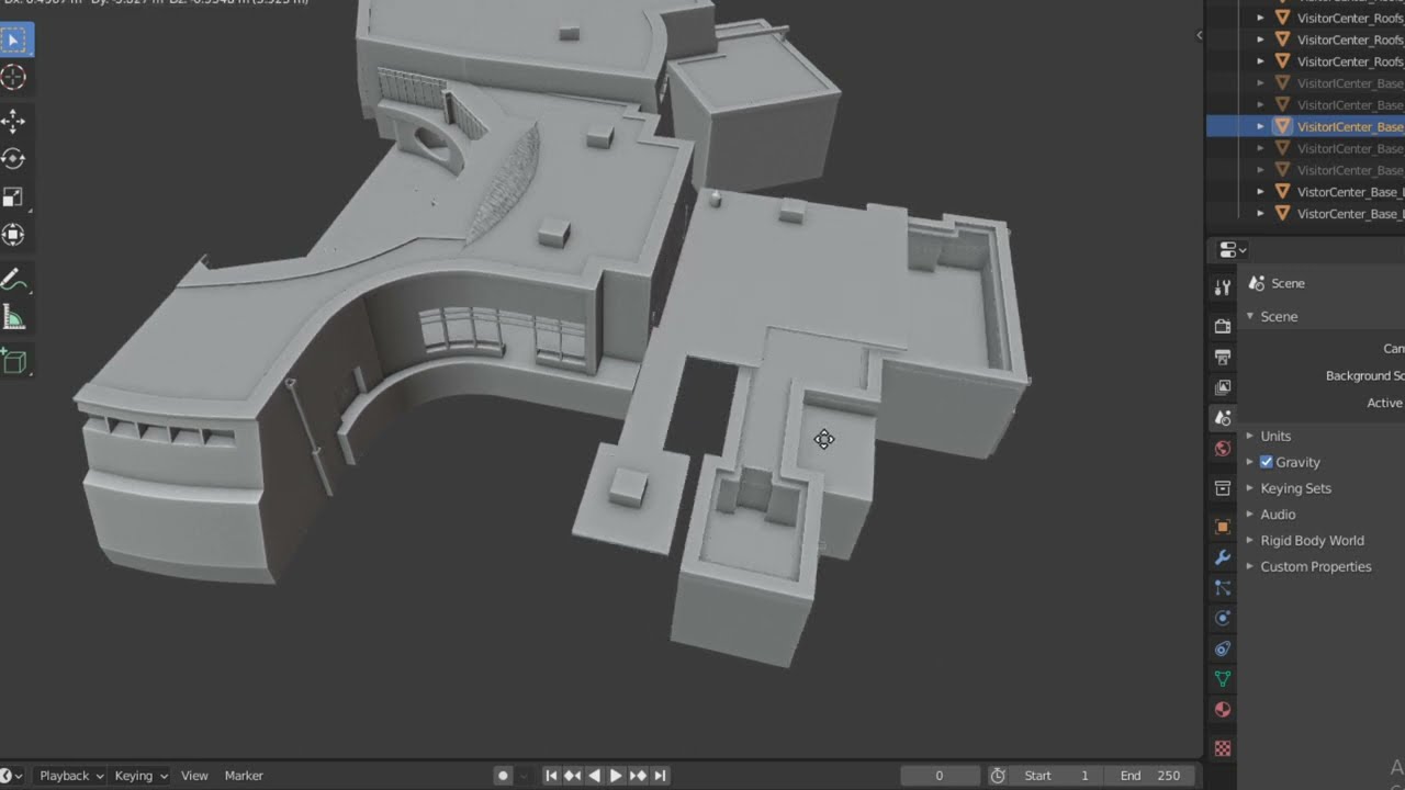 3D-Printable Jurassic Park Visitor Center  - 02