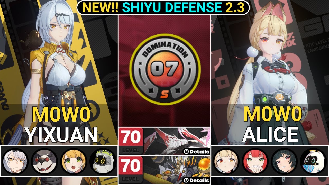 M0W0 Yixuan & Alice Showcase | NEW!! Shiyu Defense Zenless Zone Zero 2.3