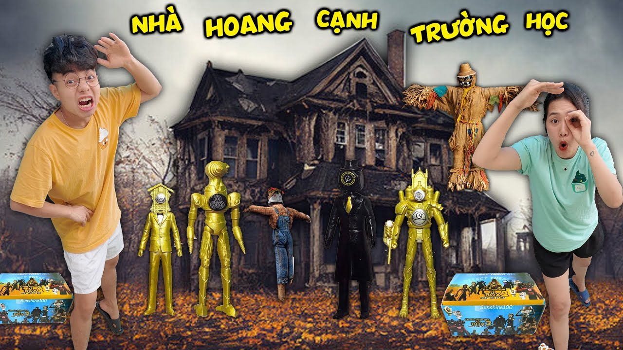 THẮNG TÊ TÊ HẰNG NGA SĂN ĐƯỢC CLOCK MAN TITAN VÀNG VÀ NGÔI NHÀ BỎ HOANG BÊN CẠNH TRƯỜNG HỌC