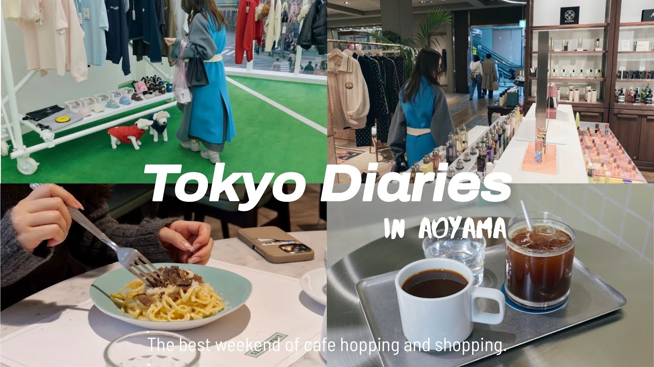 【東京Vlog】絶品トリュフパスタを食べて話題のカフェに行き買い物を楽しむ休日デート👫表参道/渋谷/ランチ/GRⅢx抽選