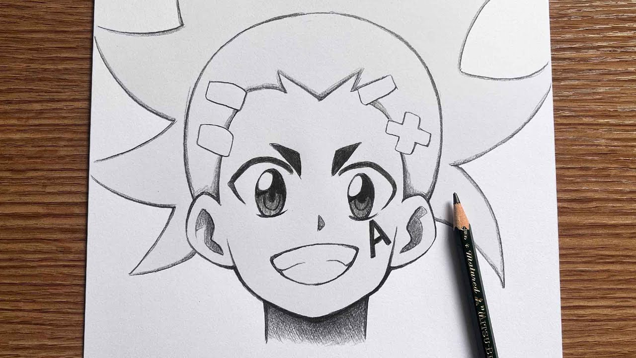 How to draw Aiger Akabane step by step | Easy anime sketch for beginners
