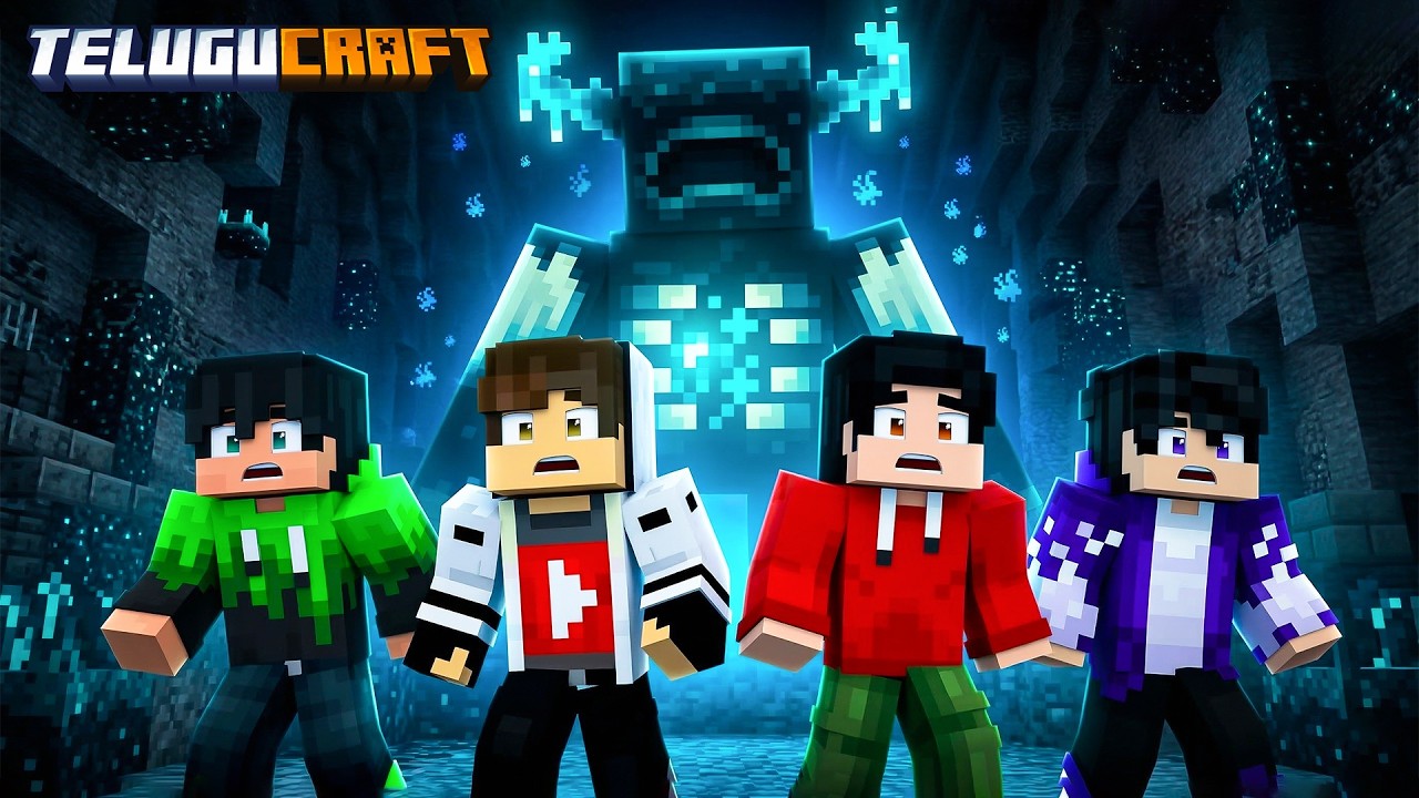We Woke Up the Warden in TeluguCraft SMP