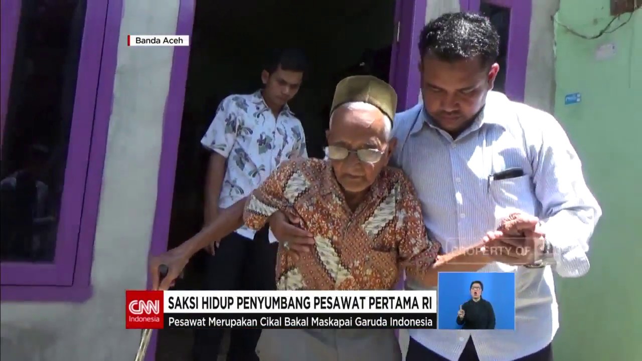 Saksi Hidup Penyumbang Pesawat Pertama RI