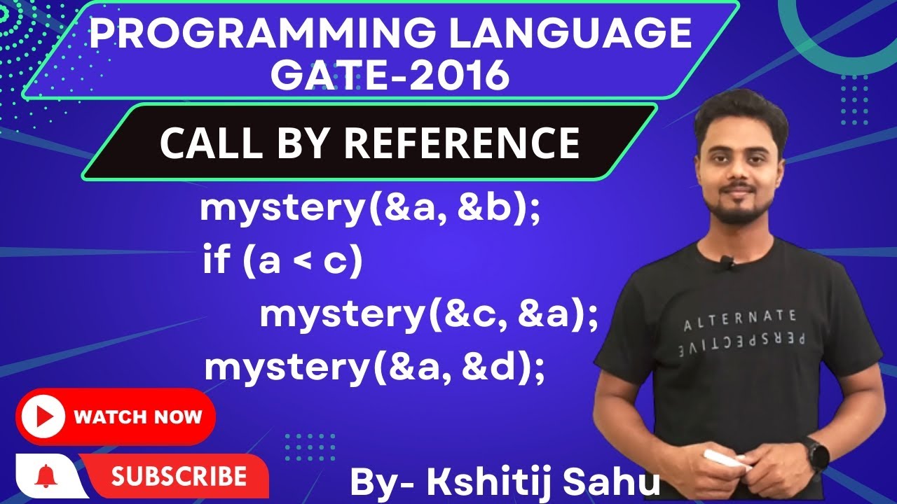 Programming Language GATE-2016 Problem Solution