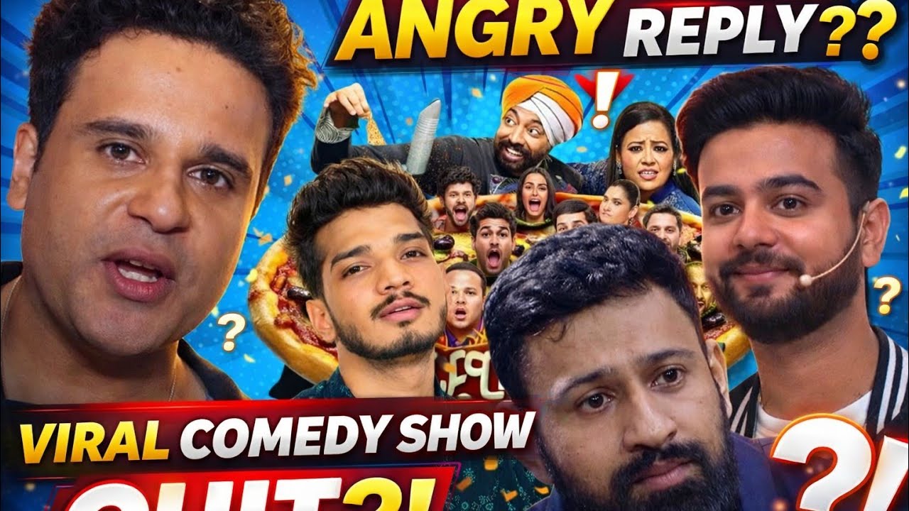 Krushna Abhishek roast munawar faruki / elvish yadav angry 😡 #elvishyadavsystumm 
