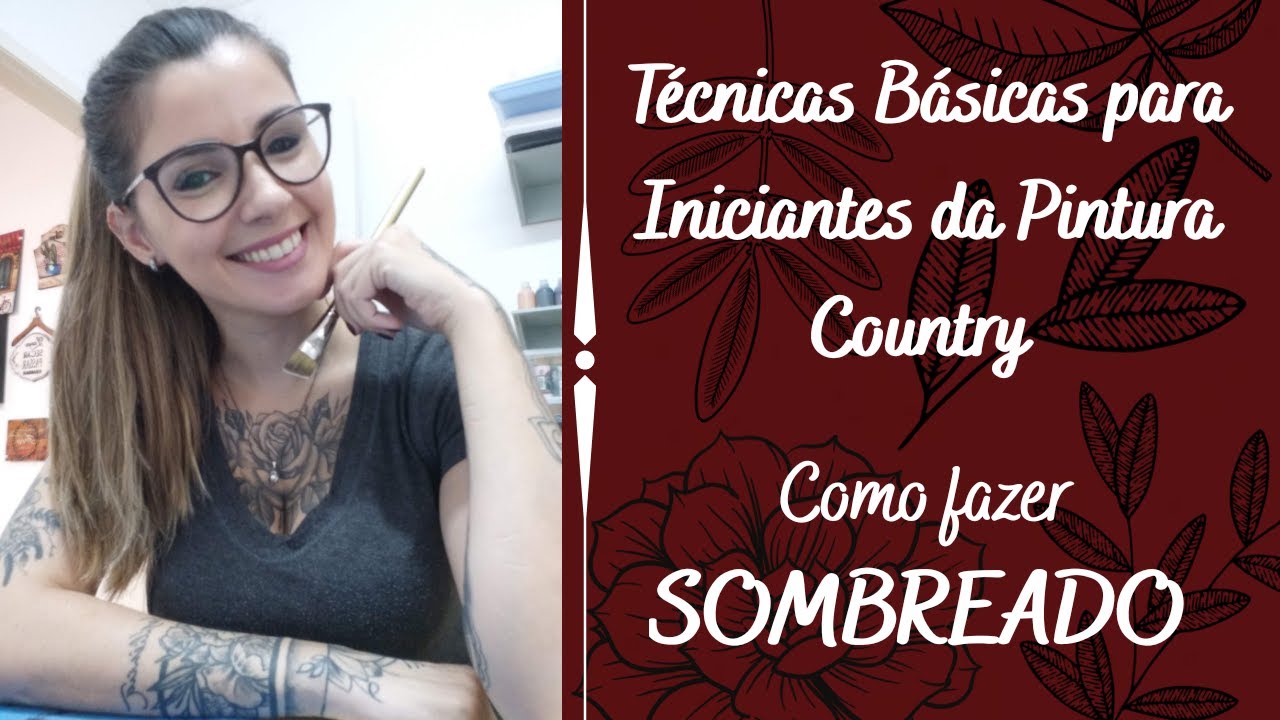 Técnicas Básicas para Iniciantes da Pintura Country - Como fazer Sombreado