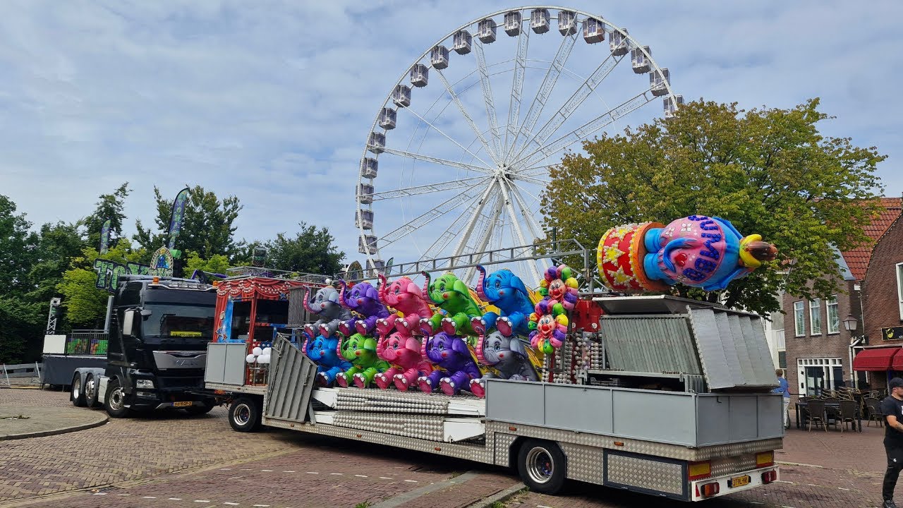 Transport en opbouw kermis Hoorn 2025 - Deel 6
