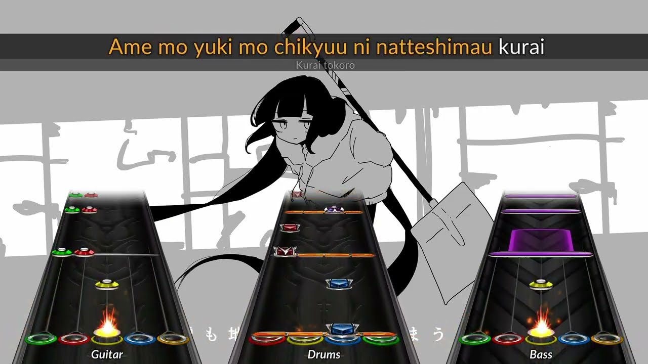 Inabakumori - Hadal Abyss Zone (Clone Hero) 稲葉曇『超深淵帯』Vo. 歌愛ユキ