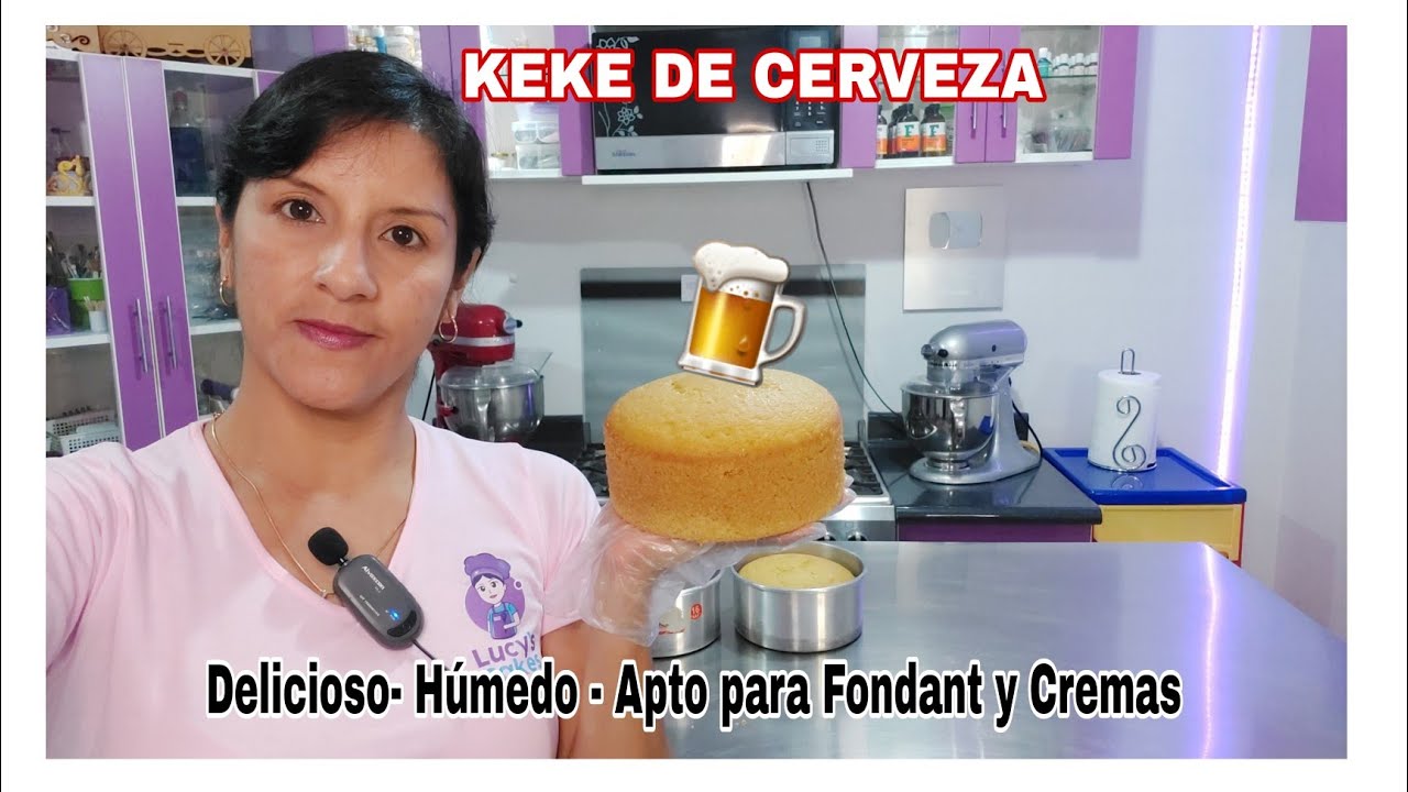 KEKE DE CERVEZA | RECETA CASERA DESDE 0 | KEKE PARA 20 PORCIONES