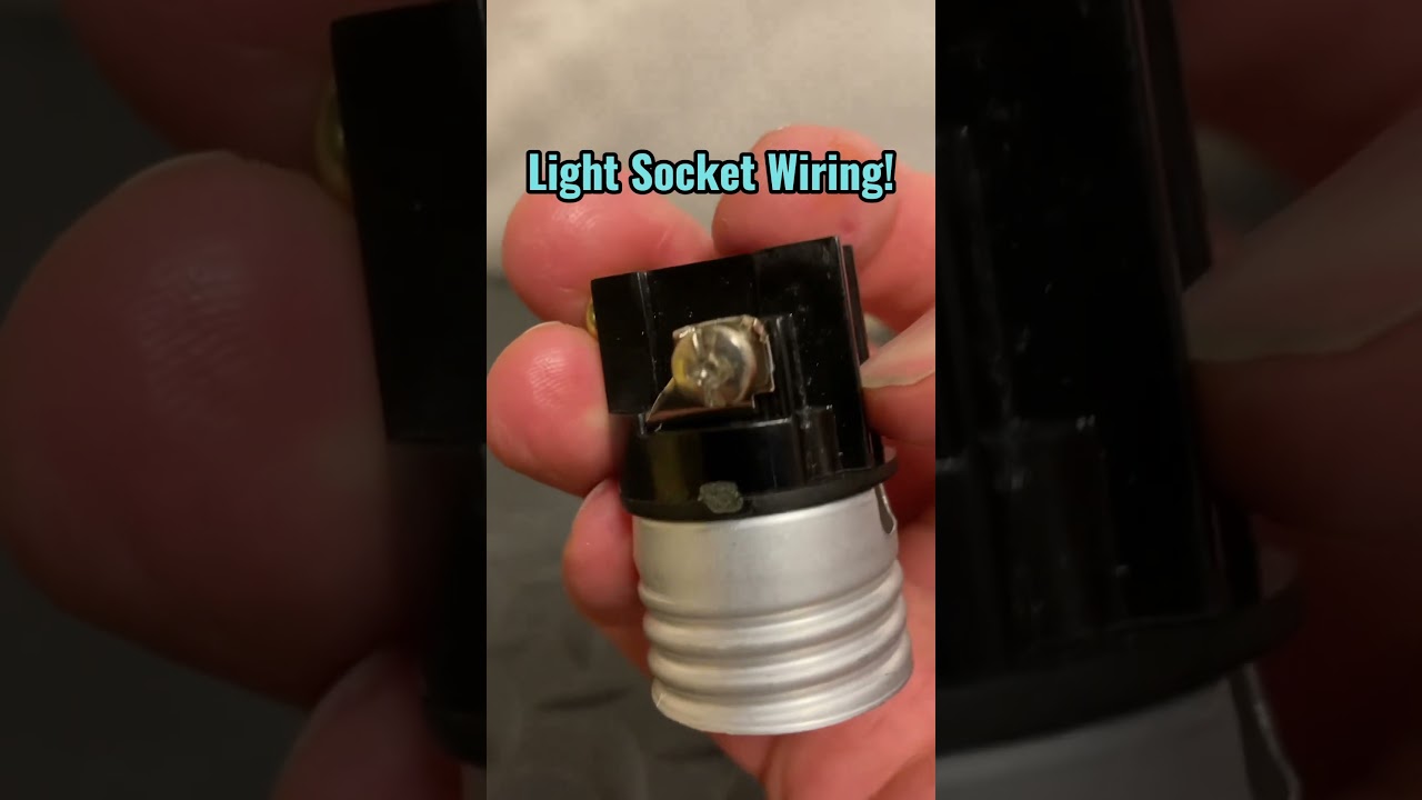 How do you wire a new light socket? #electrical