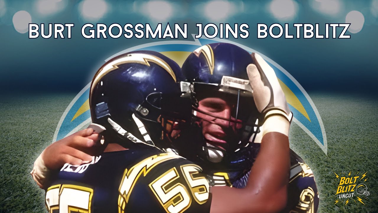 Chargers' LEGEND Burt Grossman to take over Monday co-host duties!!