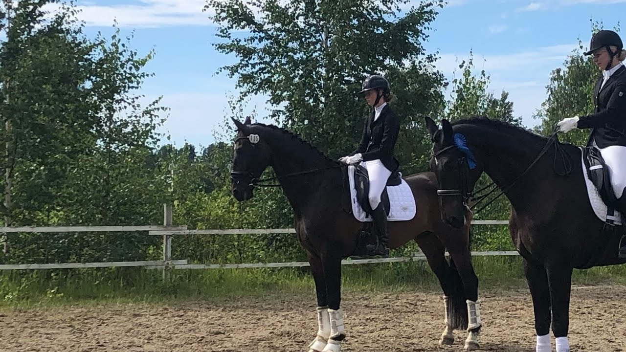 Irina ja Domino, Fei world dressage challenge test, Kurikka