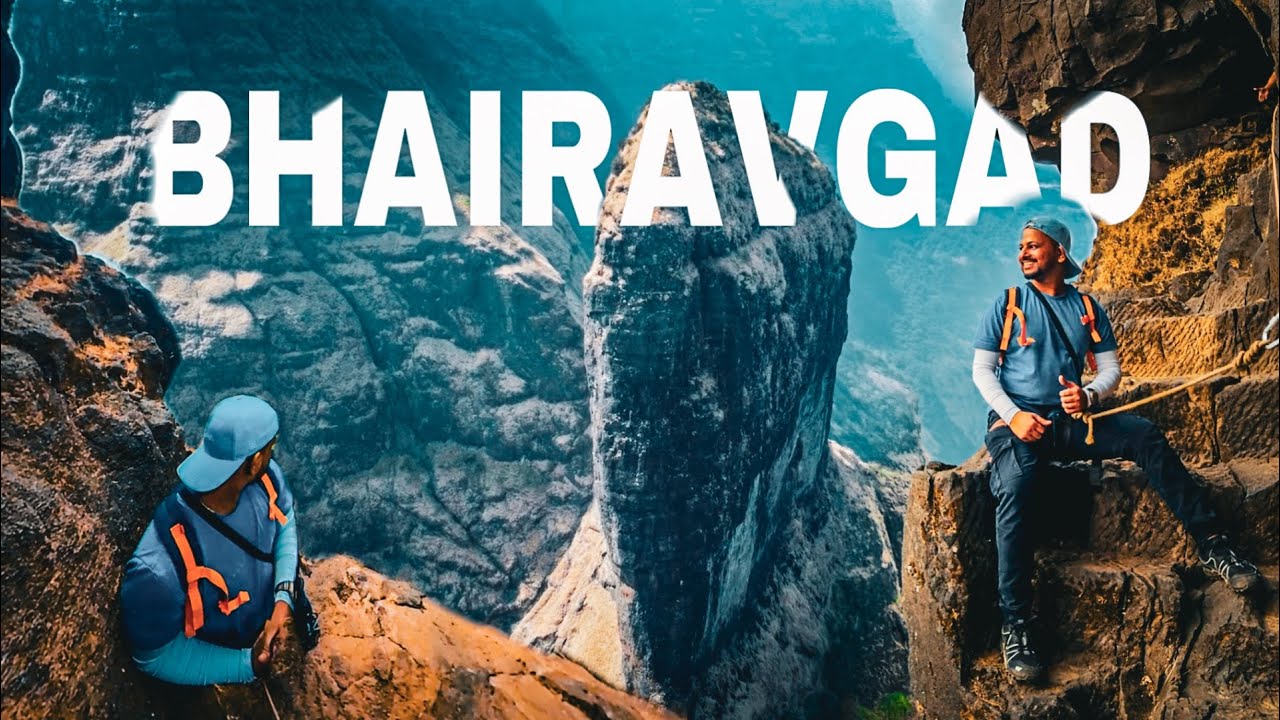 BHAIRAVGAD NOT A EASY TREK | My first Rappelling Experience | Thrilling Trek | Moroshi Bhairavgad