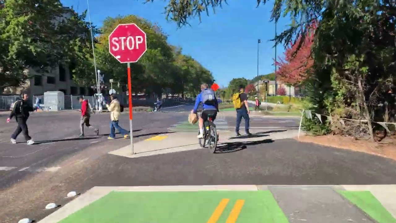 Cruising around the Oregon State University Campus