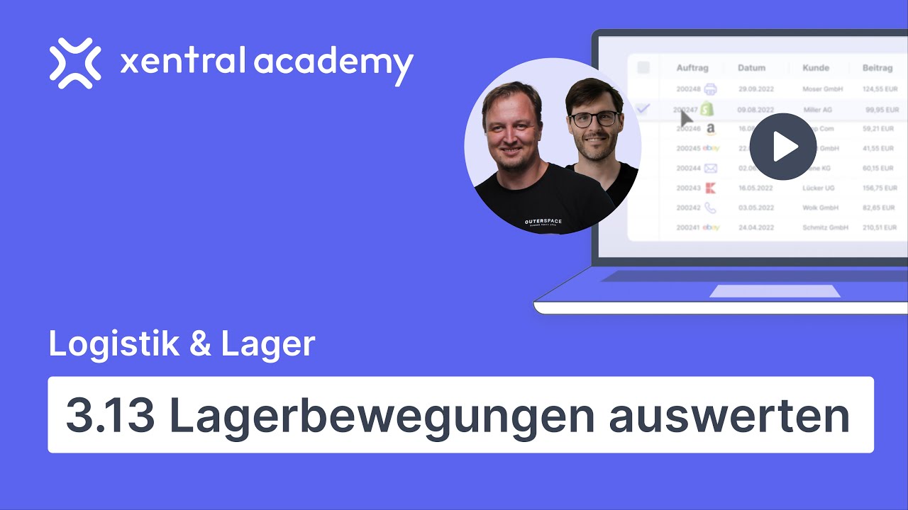 Lagerbewegungen in Xentral | so kannst du dein Lager auswerten | Tutorial #3.13